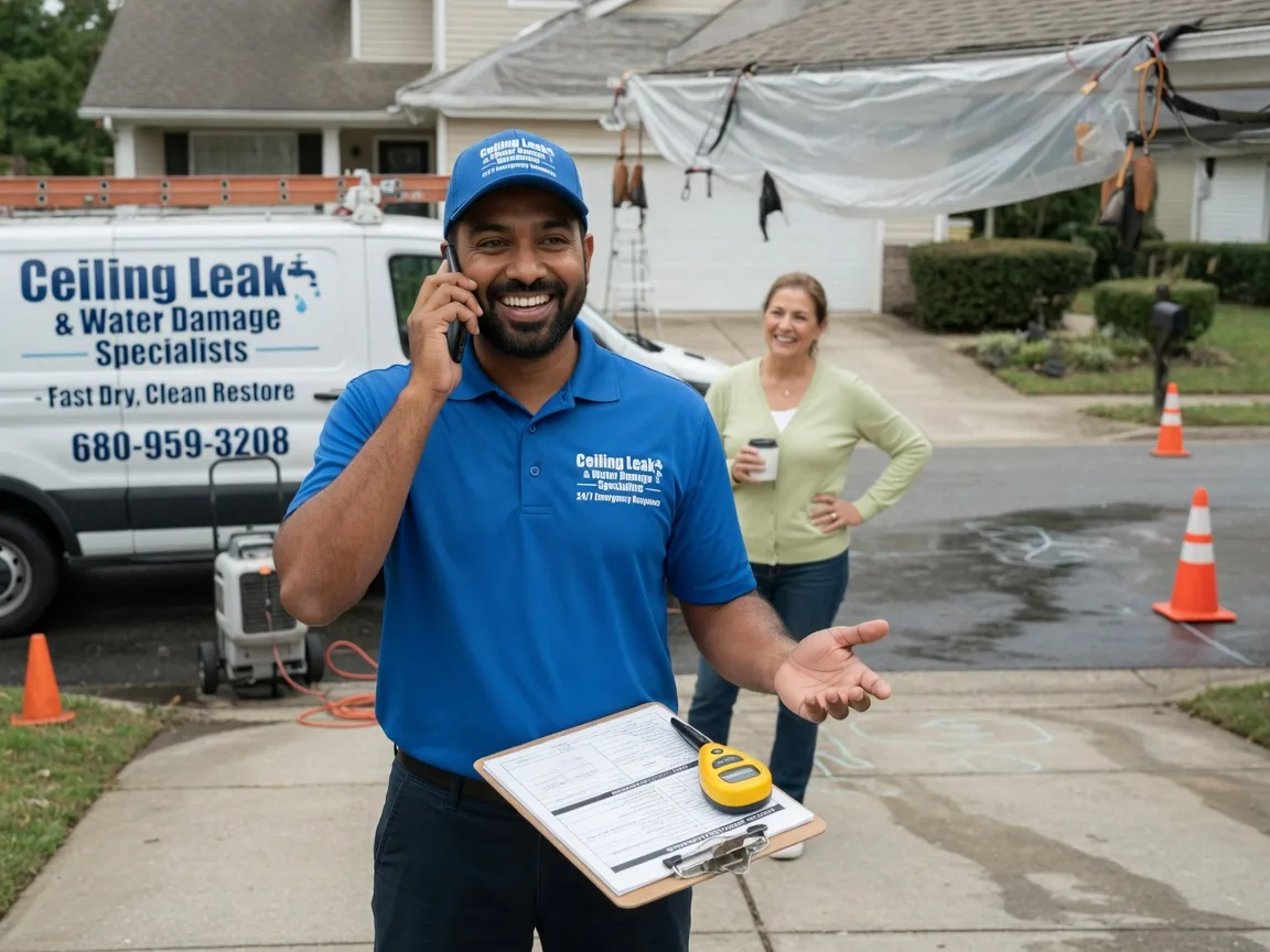 Ceiling Leak Cleanup Tahlequah, OK FAQs